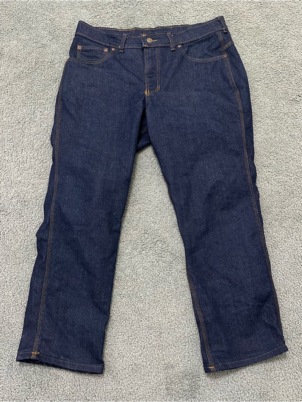 Origin Factory Denim Blue Jeans Made in USA Workwear Men’s 38